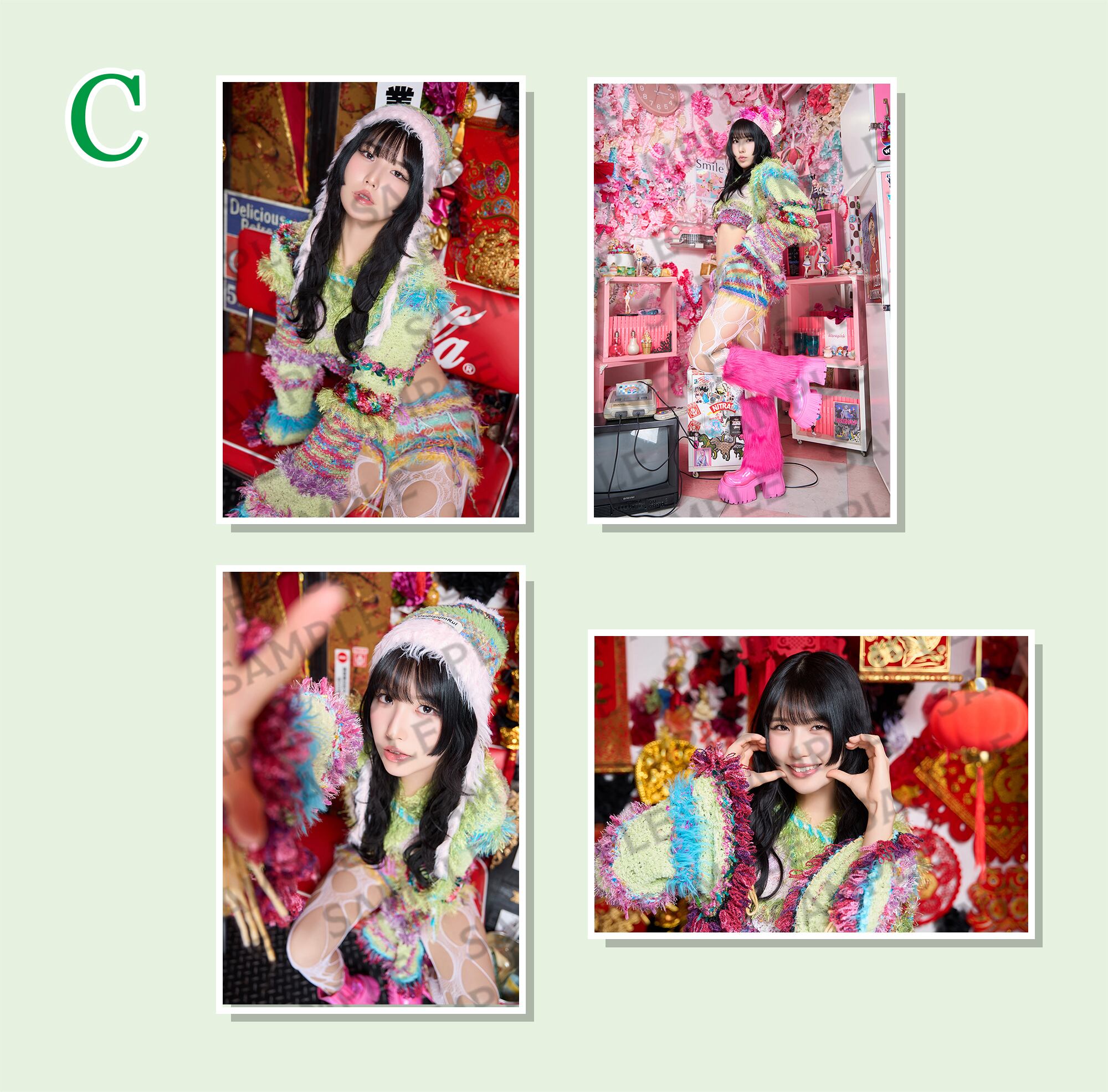 森嶋あんり2024年生誕ブロマイド4種1セット（×3パターン）【NIG109