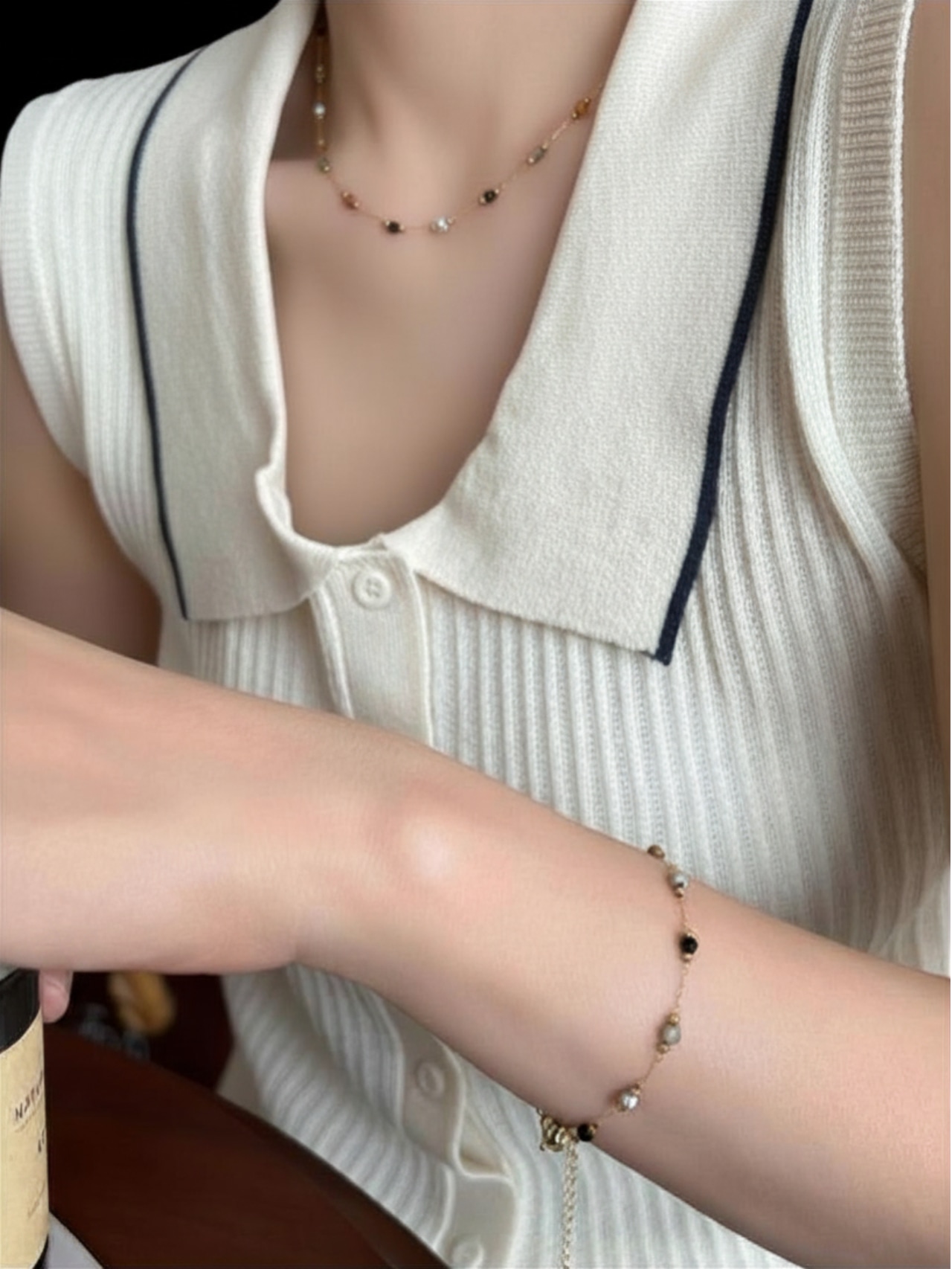 Vestige Stone Necklace F0704