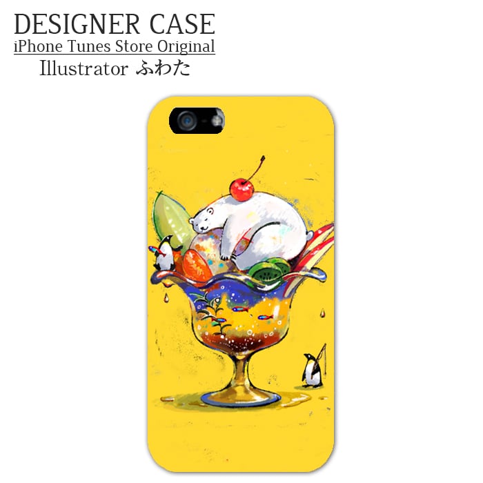 iPhone6 Soft case[Shirokuma Pafe] Illustrator:Fuwata
