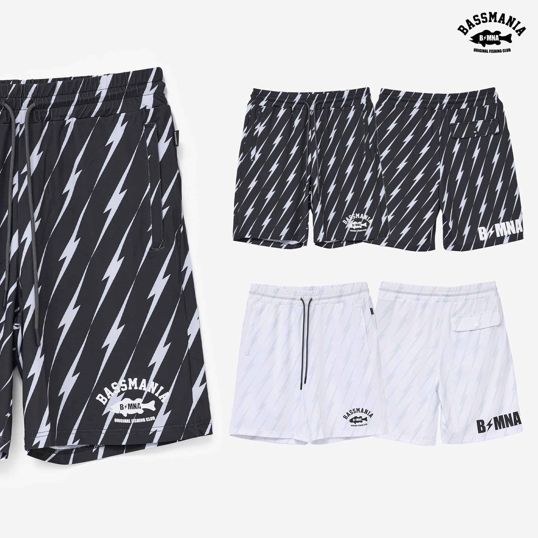 UV Dry Rush Shorts［BLK Thunder］［LIMITED］ | bassmania.jp