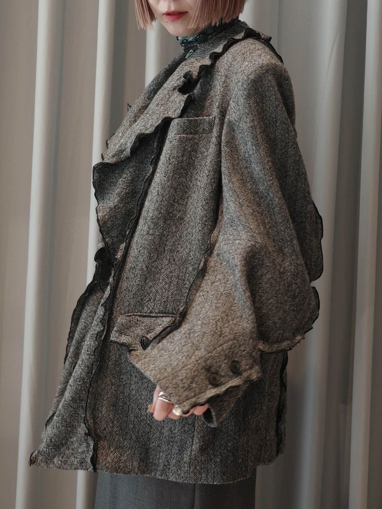 【25AW】FUMIE TANAKA フミエタナカ / frill jk / ジャケット - 2