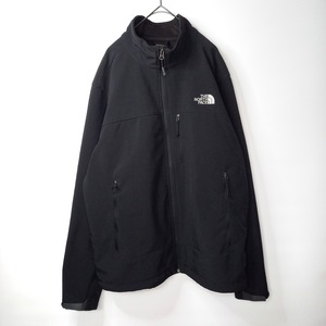 ノースフェイス　ソフトシェル　ジャケット　フリース　裏起毛　シンチラ　刺繍ロゴ