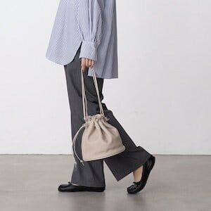 ドローストリングバッグ M（ drawstring M GRY / C0125DN ) | dono