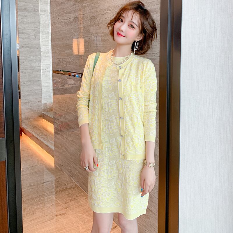 ジャカードニットカーディガンオータム 秋物 MIUCO48866428648