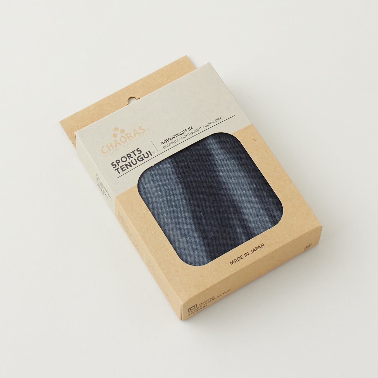 CHAORAS(チャオラス)スポーツてぬぐい タイダイ / モノクロ 手拭い・タオル