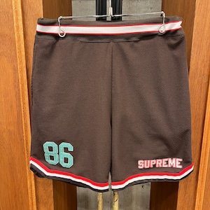 SUPREME BASKETBALL SHORTS FAUX CROC ⑧