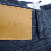 HATSKI　Wide Tapered Denim  Fade Black  HTK-Denim03
