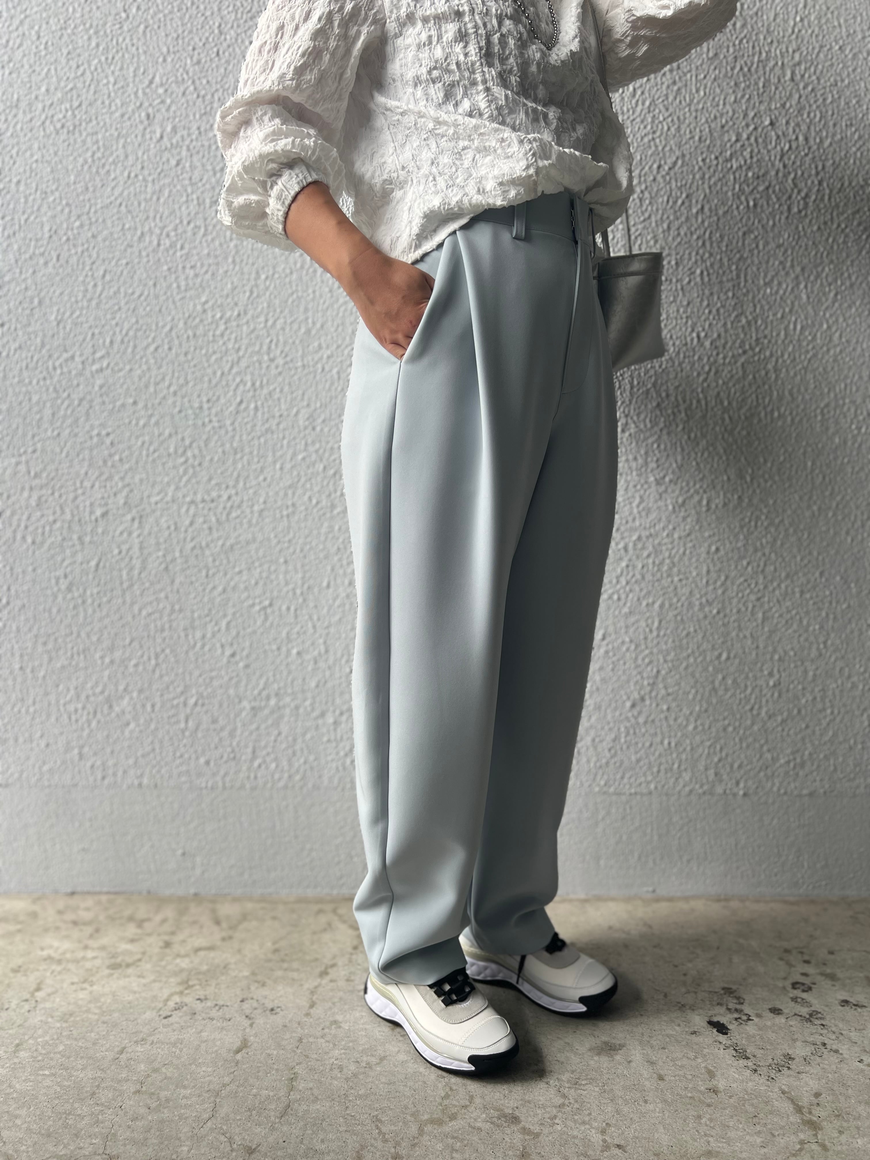 【PASSIONE】タック入りカーブパンツ 516601