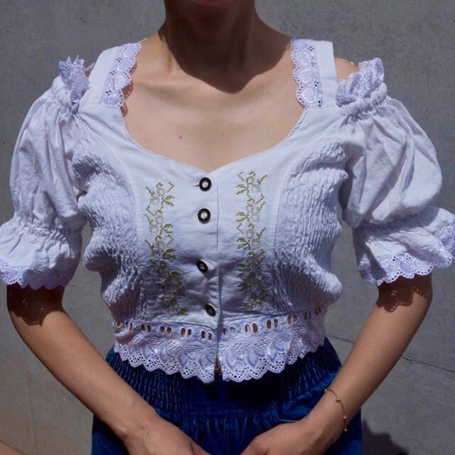 Europe vintage blouse