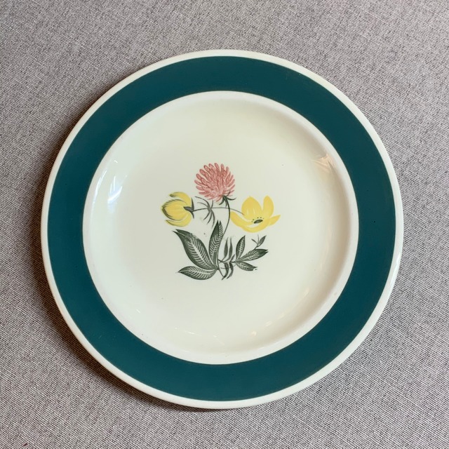 スージークーパー「メドウスイート ケーキプレート17cm」イギリス製 ヴィンテージ susie cooper B