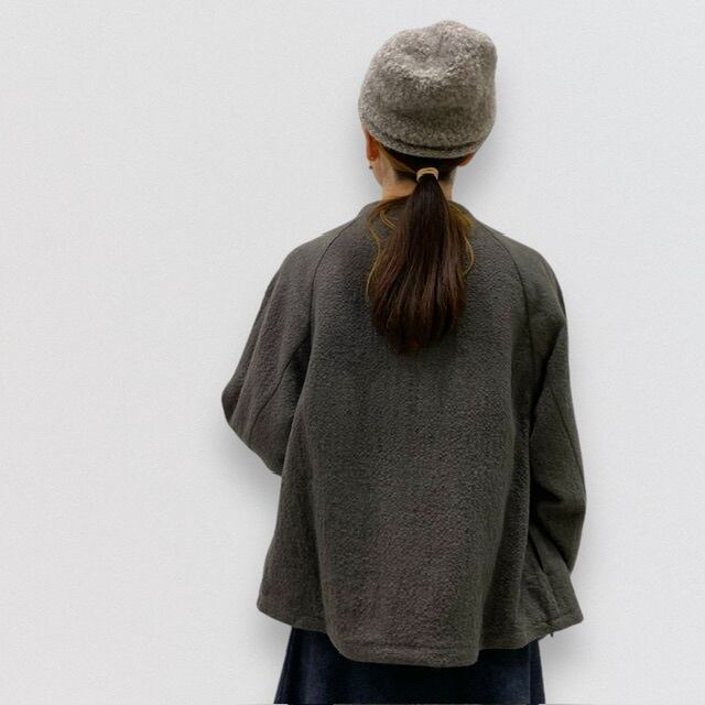 nume wool linen blouson jacket | CoCo Cuore