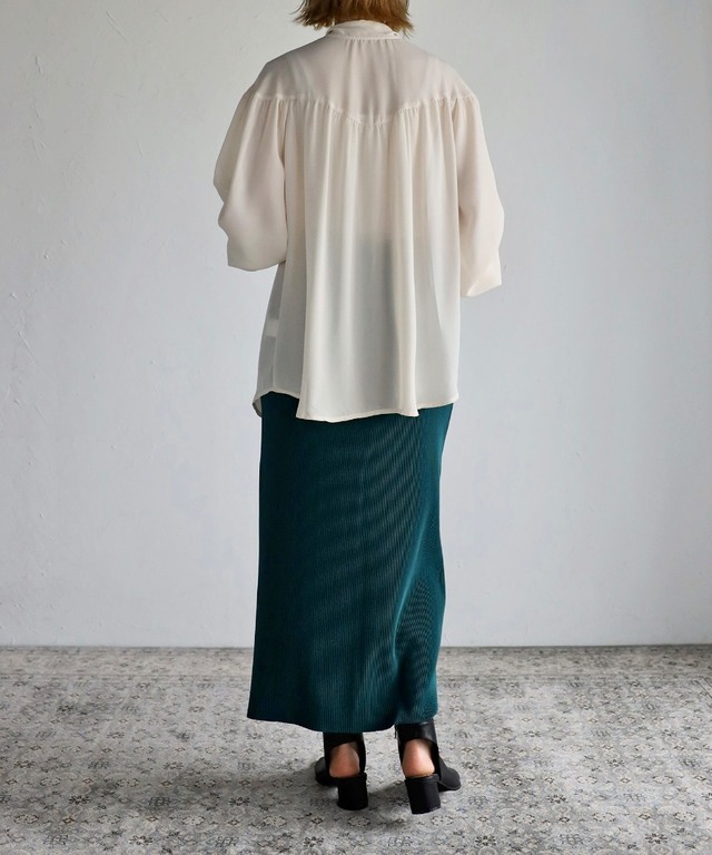 ボウタイジョーゼットブラウス