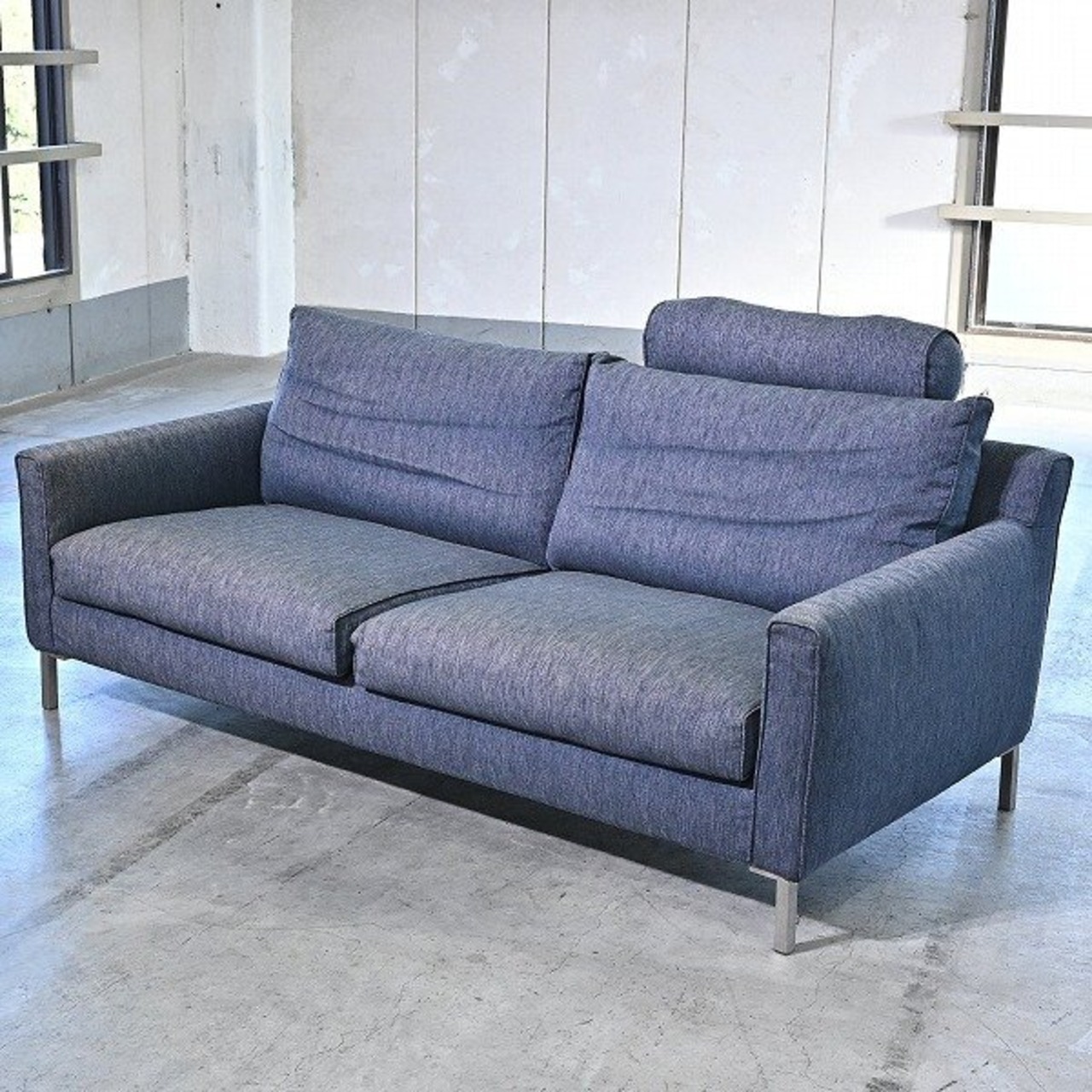 eilersen 44万「STREAMLINE」2.5P ソファ ヘッドレスト付き アクタス取扱い 2.5人掛け リビング ダイニング アイラーセン ストリームライン