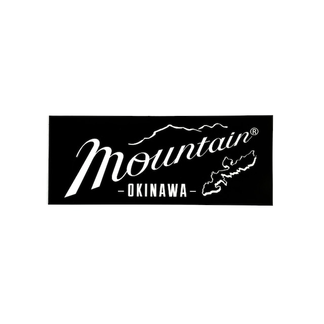 Mountain オリジナルロゴ ステッカー 150✖️60  ブラック