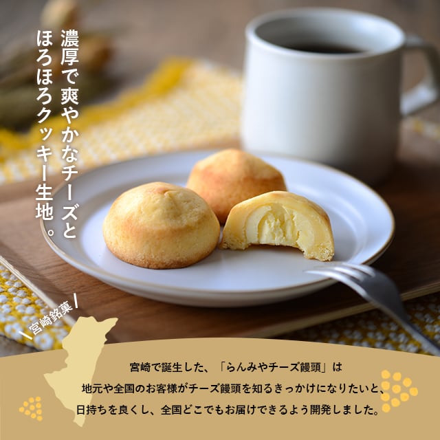 ☆【P302】宮崎銘菓 チーズ饅頭 プレーン （5個入り
