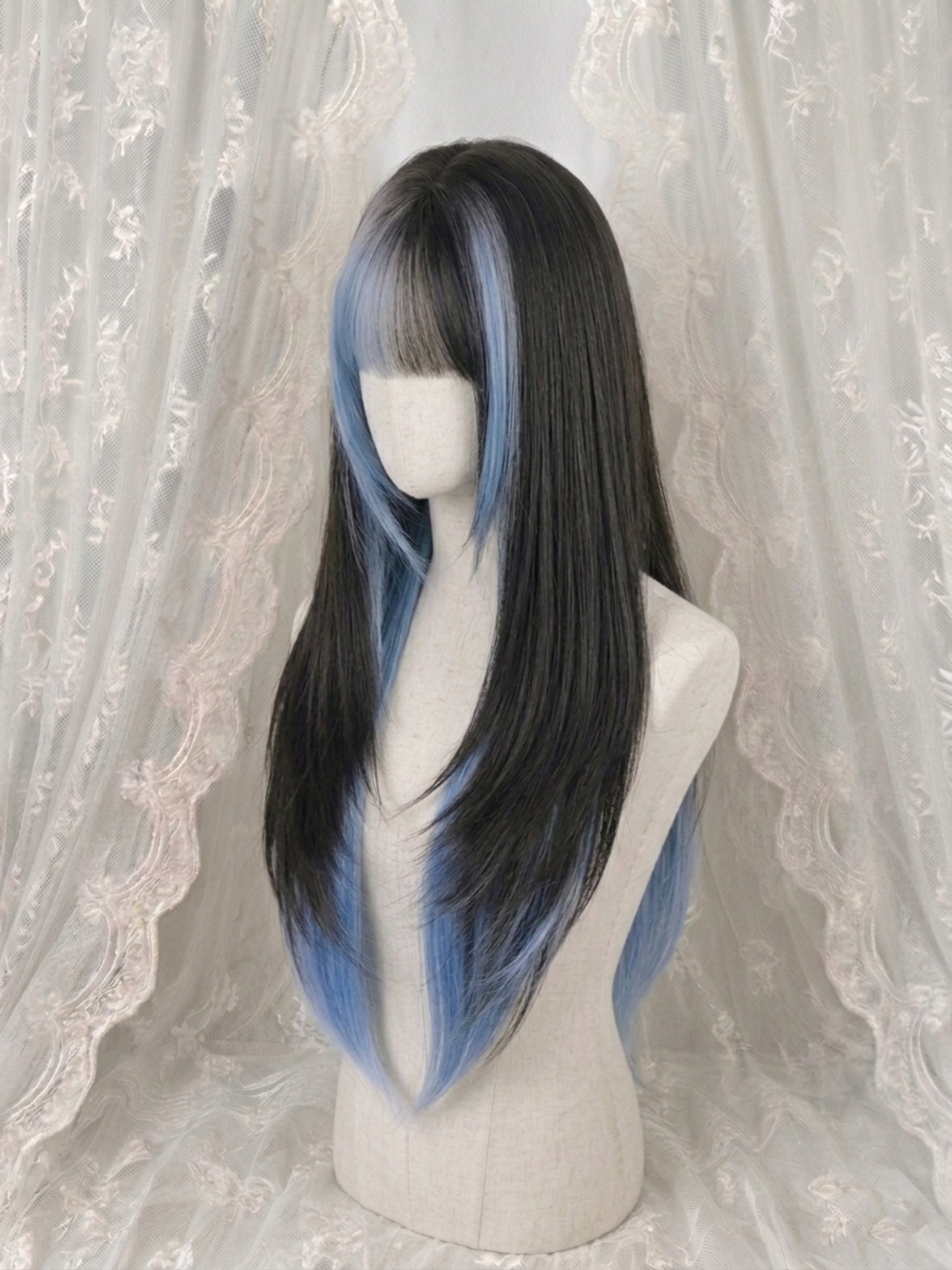 Basic - Blue Moon Layered Long Wig【商品番号 1075】レースフロントなし×