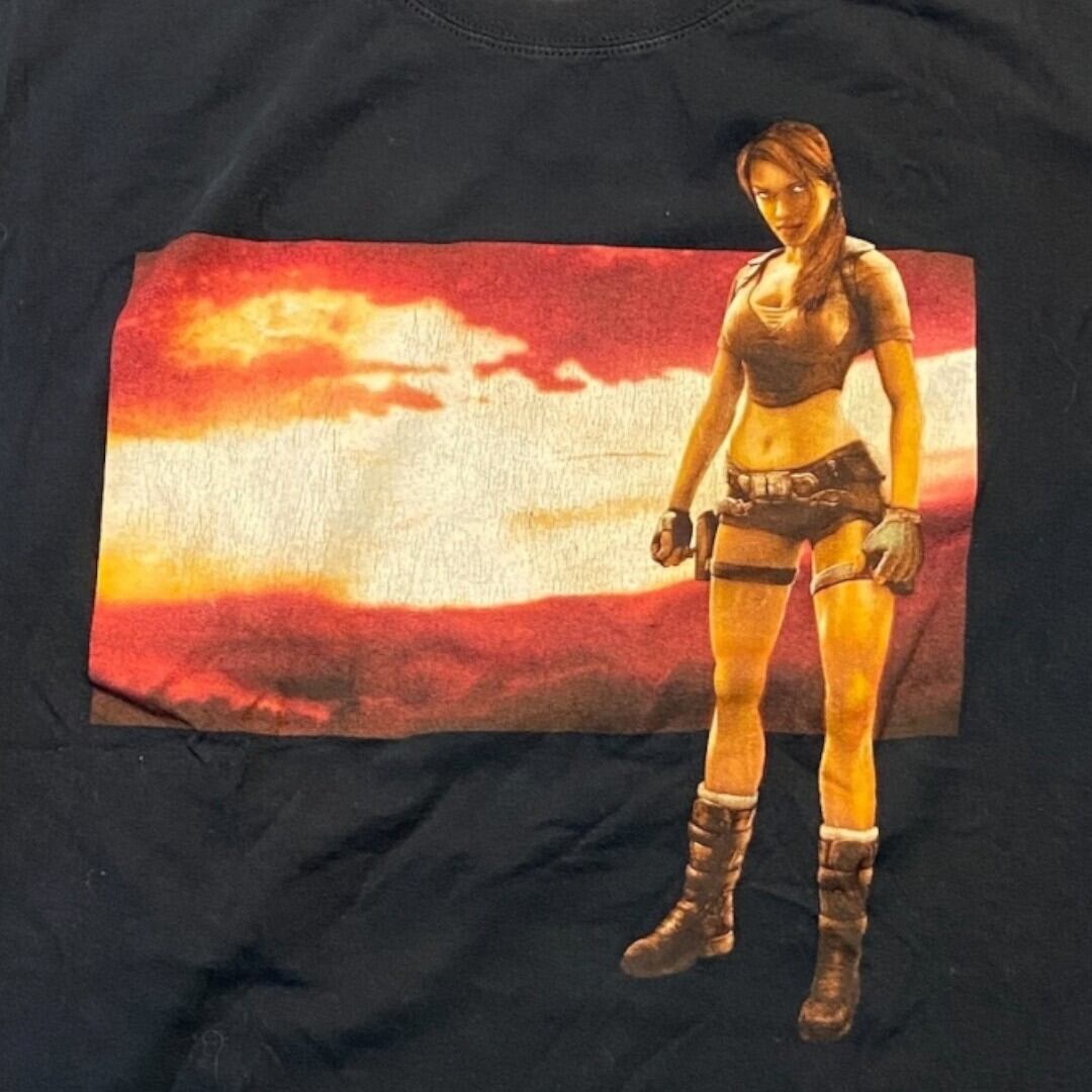 Lara Croft：Tomb Raider】トゥームレイダー Vintage Tシャツ XL
