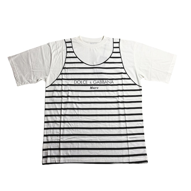 (nos) DOLCE&GABBANA trompe l’oeil tee