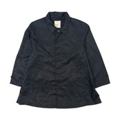 Karl Helmut カールヘルム ナイロン ステンカラーコート ブラック 薄手