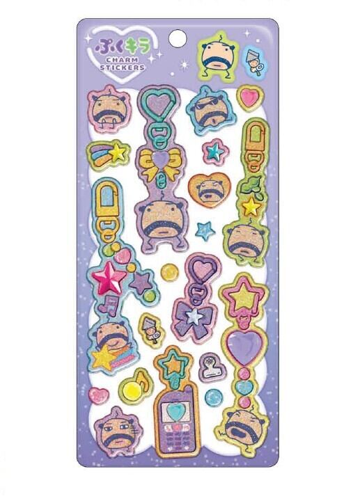 たまごっち ぷくキラチャームステッカー cru_137737_137742 ぷくキラ
