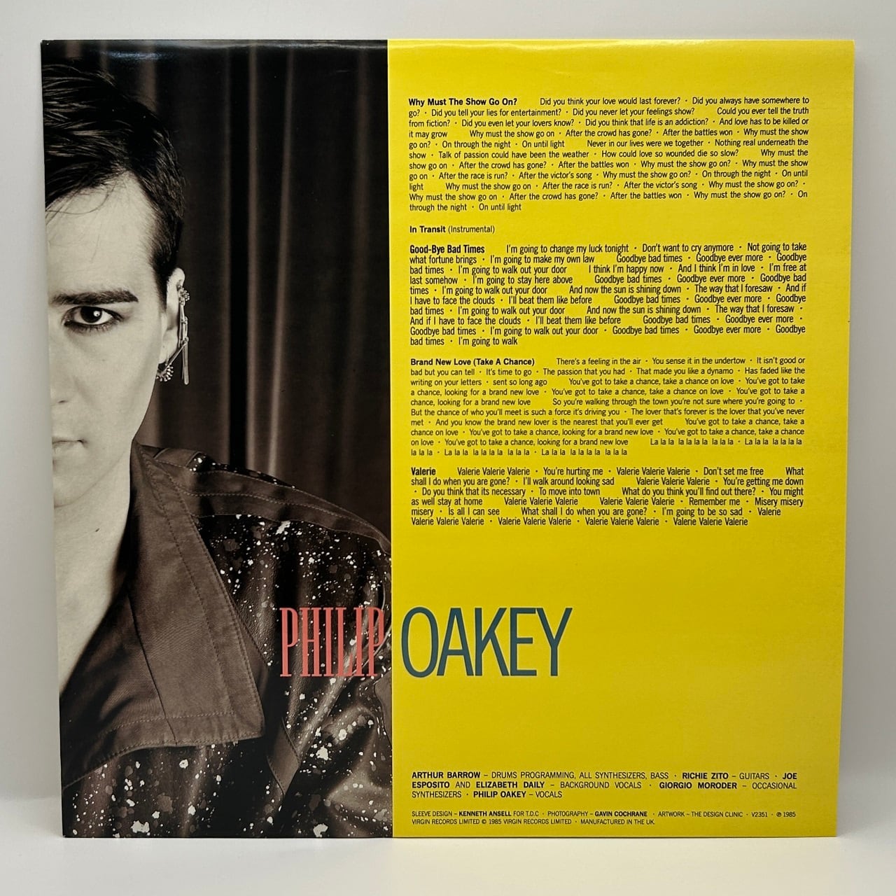 LP】Philip Oakey & Giorgio Moroder – Philip Oakey & Giorgio
