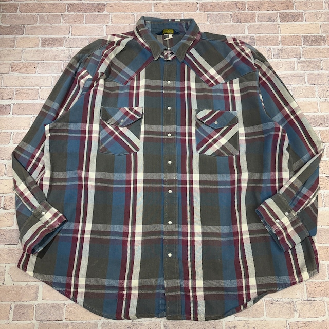 1980s OSHKOSH WESTERN FLANNEL SHIRT