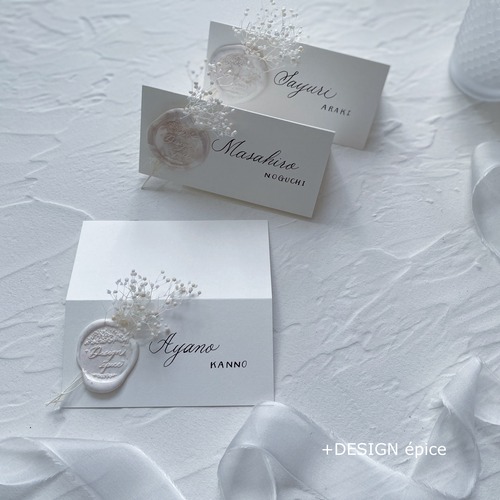++flower place card++