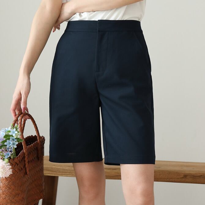 セミワイドレッグ ハーフパンツ00458