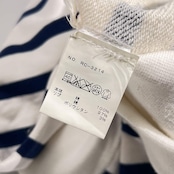 カナダ製 REIGNING CHAMP BEAUTY&YOUTH レイニングチャンプ ボーダー トレーナー カットソー XS/ホワイト×ネイビー系 レディース B&Y別注