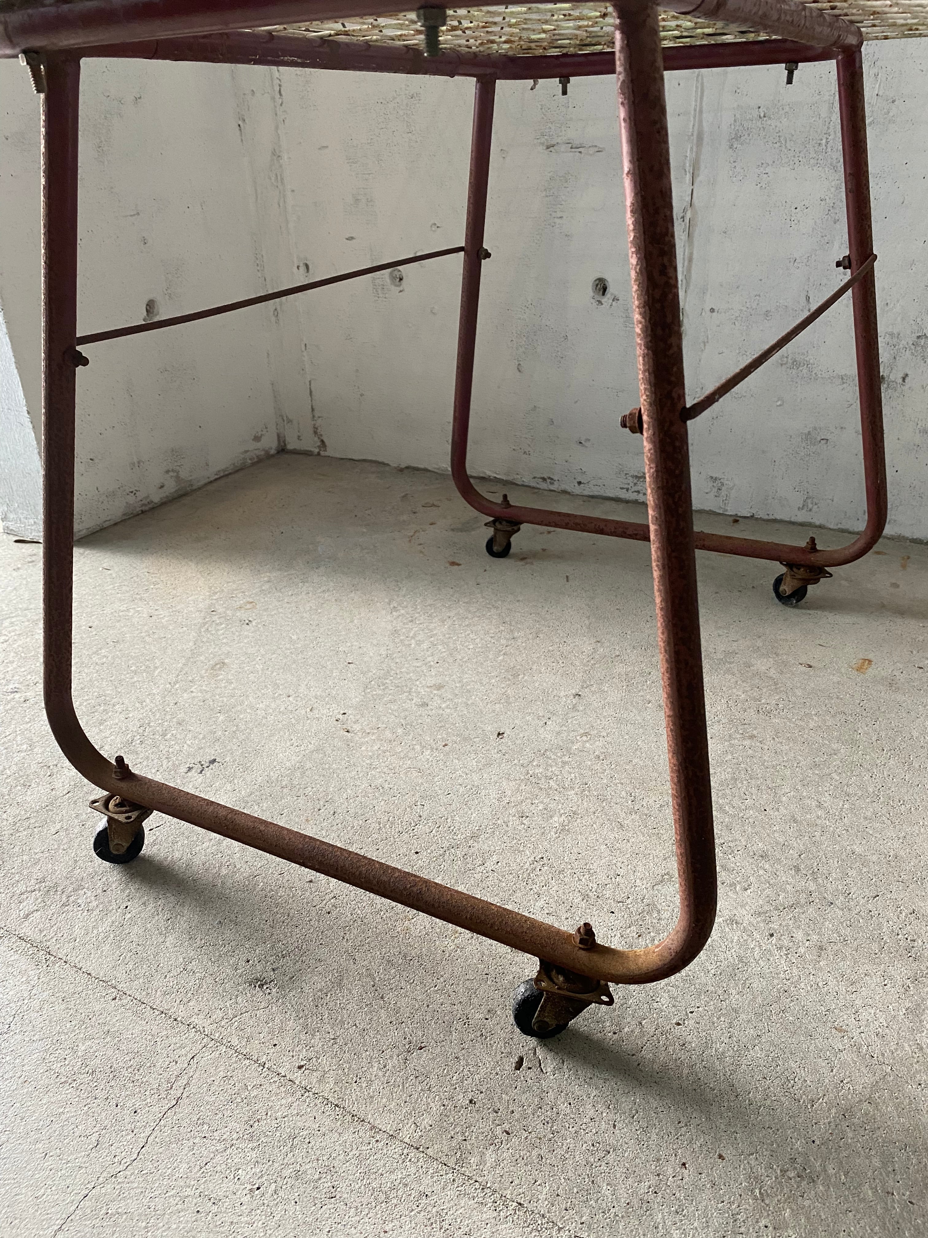 シャビーなワイヤーラック[古家具] | giraffes craft