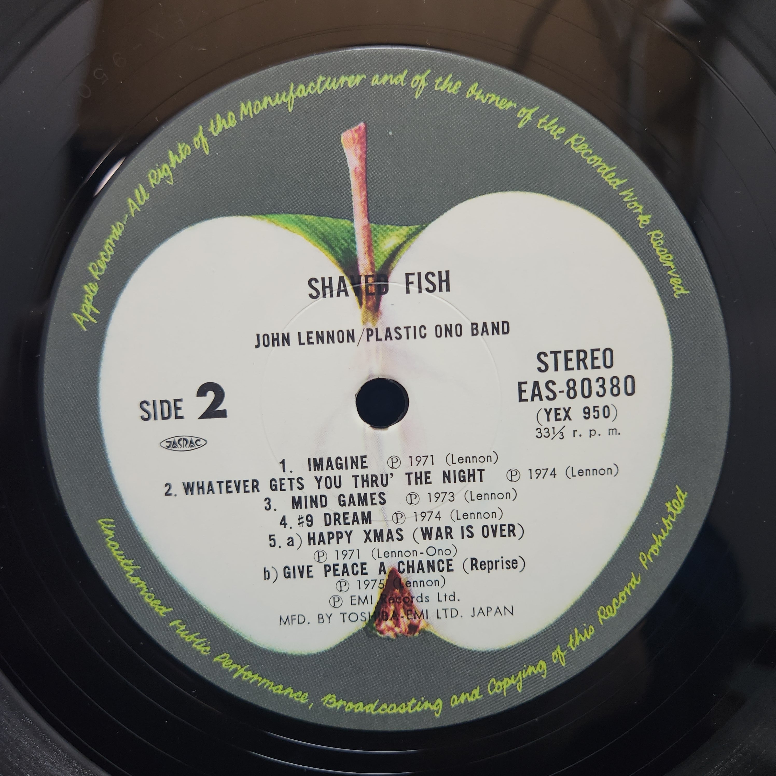 John Lennon, The Plastic Ono Band / Shaved Fish [EAS-80380] - 画像4