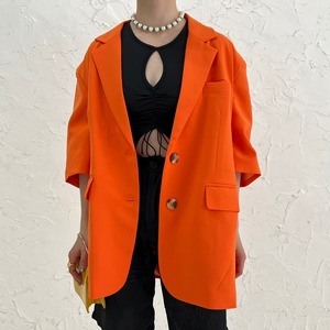 color short sleeve jacket_LN01190