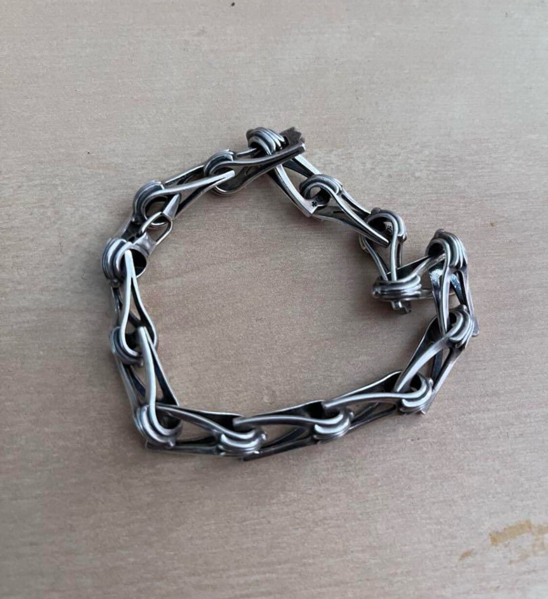 CHROME HEARTS クロムハーツ ウインドウ チェーン ブレスレット シルバー925