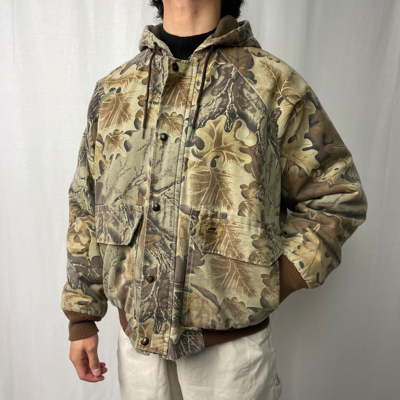 90年代 Duxbak ダックスバック パディングジャケット リアルツリーカモ 