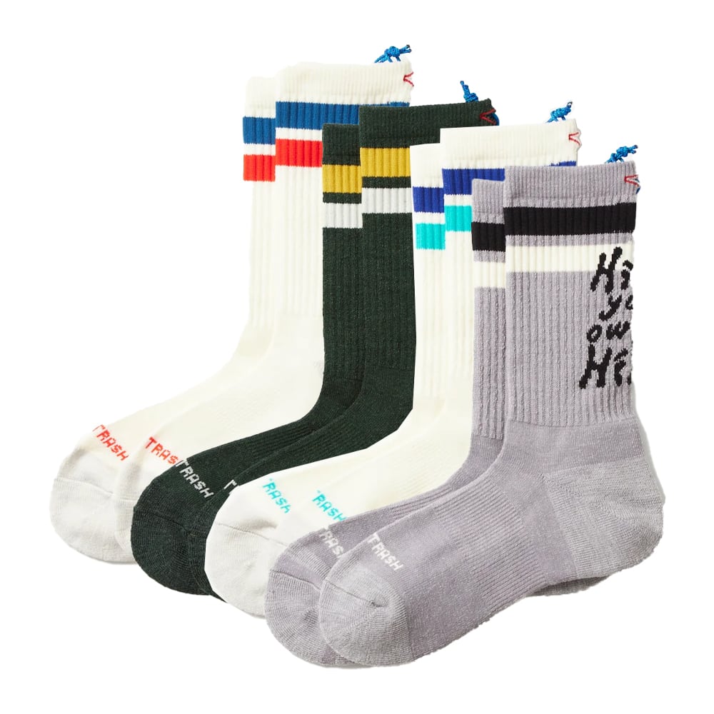 【DM便190円】HIKER TRASH ハイカートラッシュ H.Y.O.H ”HIKE TREK CREW”(HT30004)