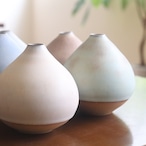 MAHITOPOTTERY 比呂hiro 花器 Flower vase 'marron' #400