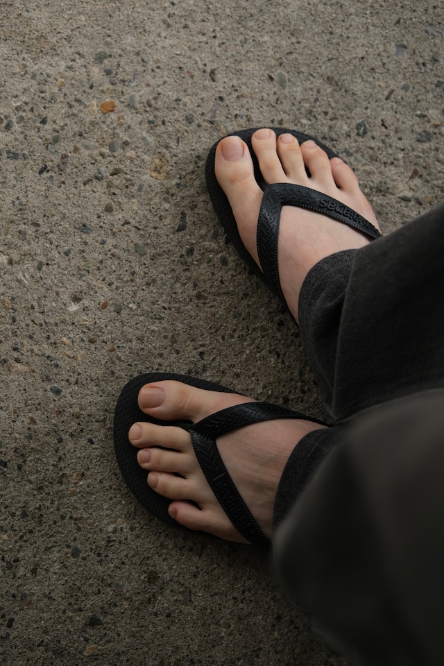 Utah/"havaians" TOP beach sandal/black