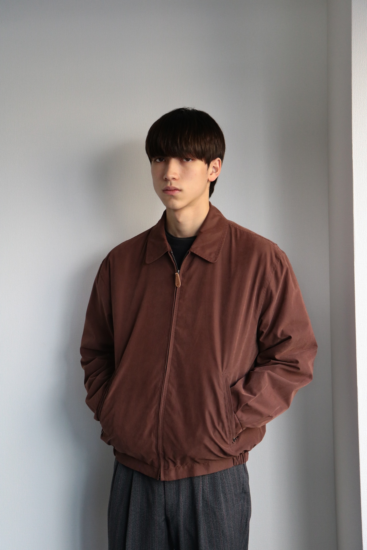 London Fog brown swing top jacket