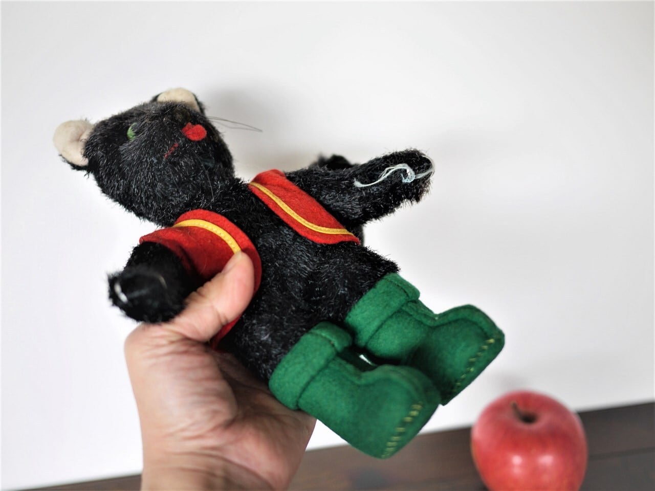 Kersa アンティーク ぬいぐるみ ドイツ製 黒猫 ケルザ