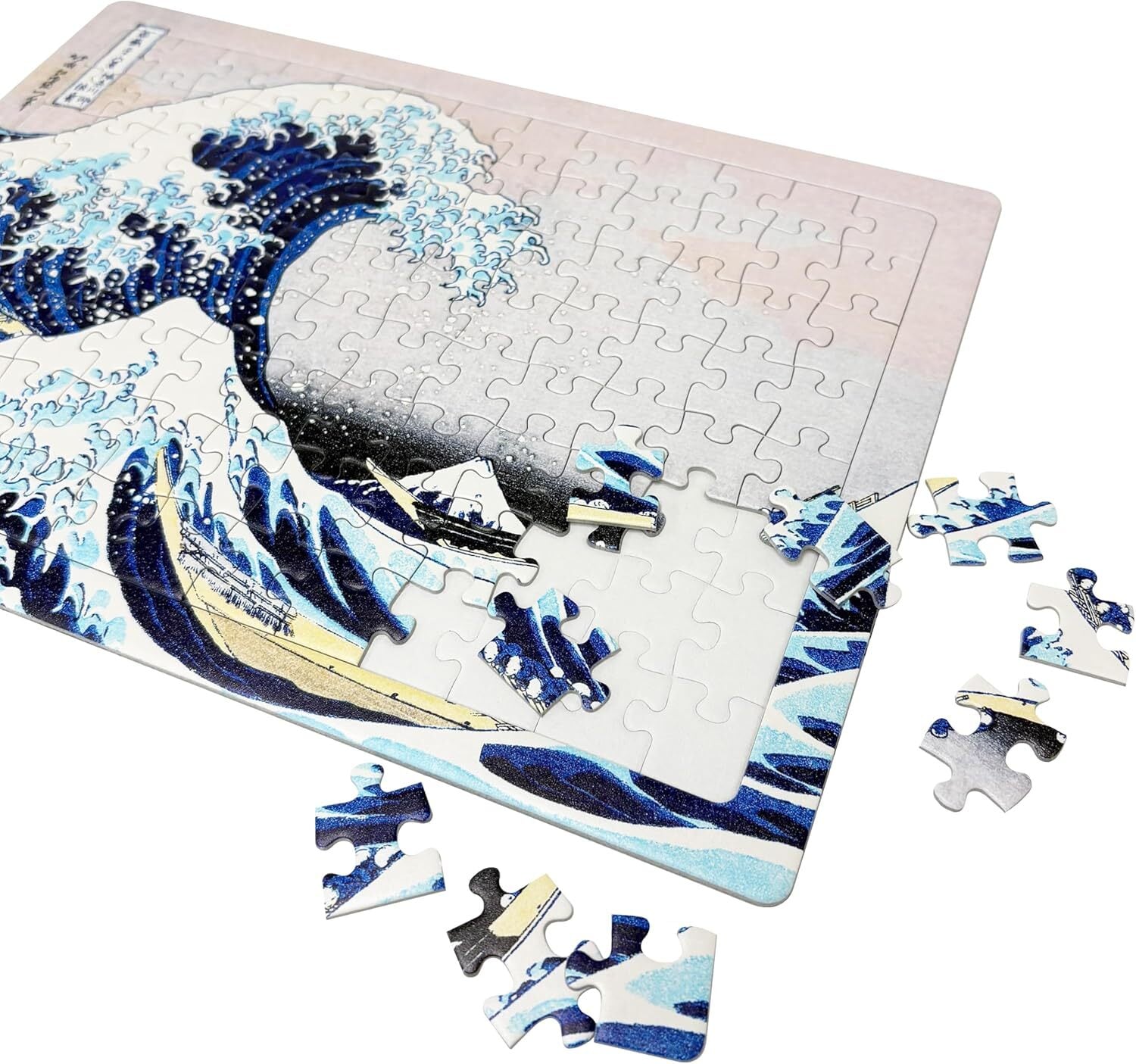 ジグソーパズル 葛飾北斎 神奈川沖浪裏 A4サイズ 104ピース | NSPR SHOP