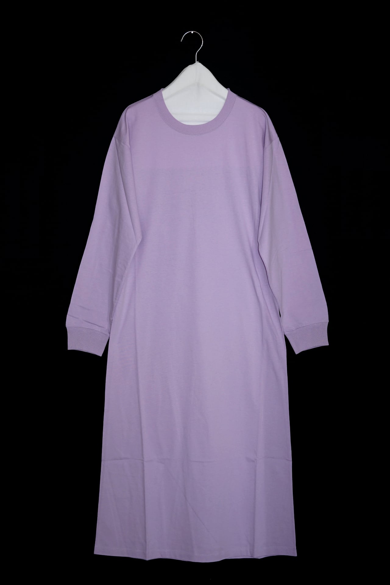 pelleq back open long sleeve dress T 白 pelleqback open long sleeve dress TDESERT/BLACK – PORT