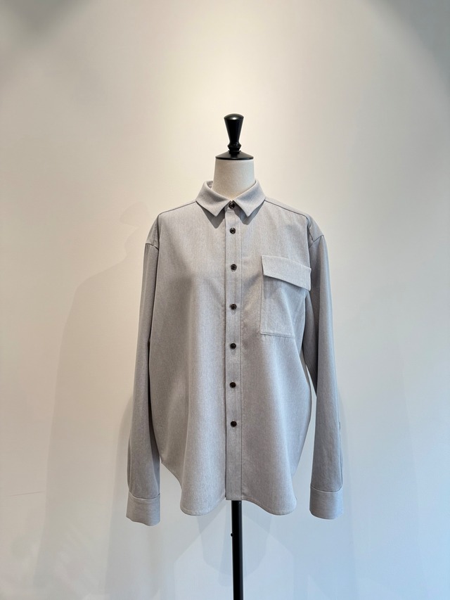 jonnlynx/JL225-SH907 Shirt Top gray