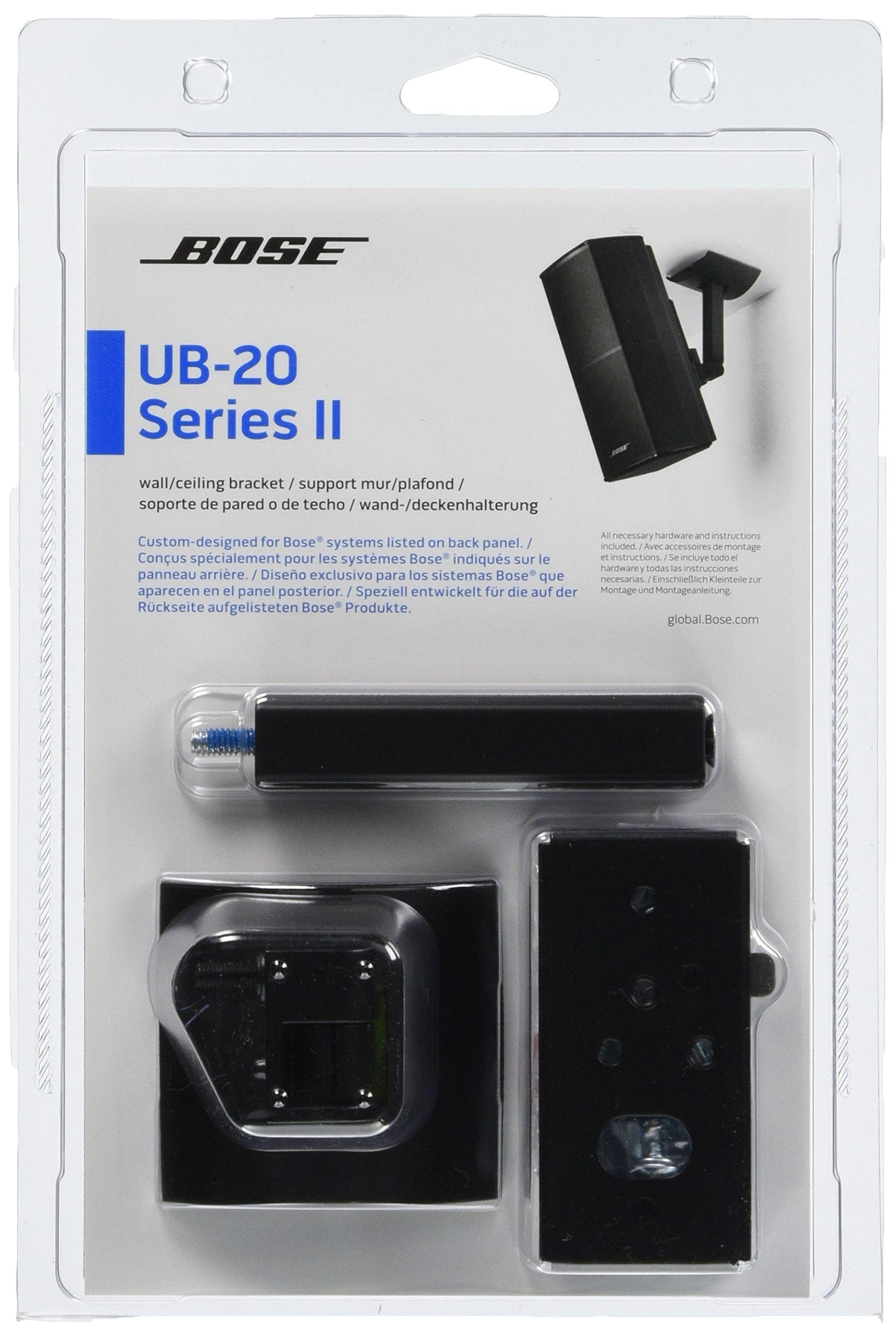 【数量限り】Bose UB-20 Series II wall/ceiling bracket スピーカーブラケット ブラック
