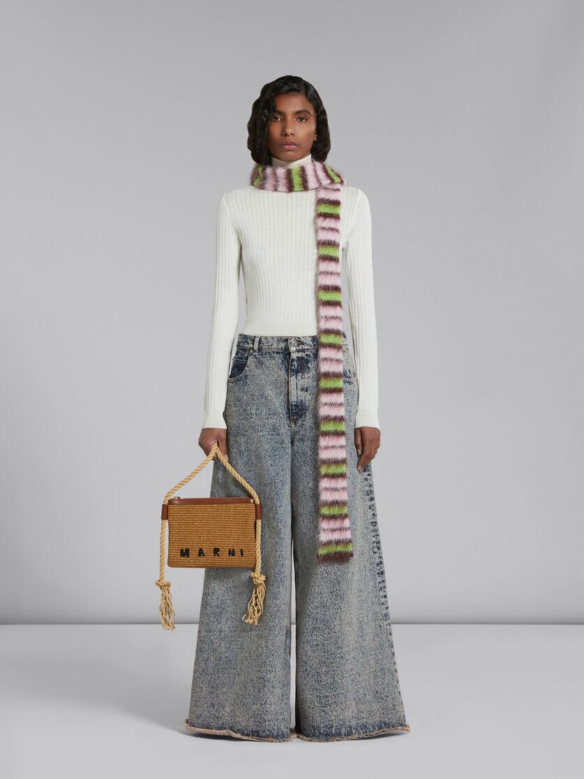 SOLD OUT:MARNI【マルニ】ブラウン ロープハンドル付きMARCEL SOLD OUT:MARNI【マルニ】ブラウン ロープハンドル付きMARCEL