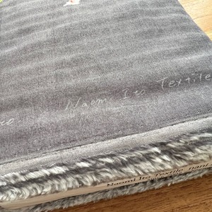 naniIROダブルガーゼ　New　morning　ダークグレー