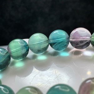 グリーン系大玉フローライト・ブレスレット