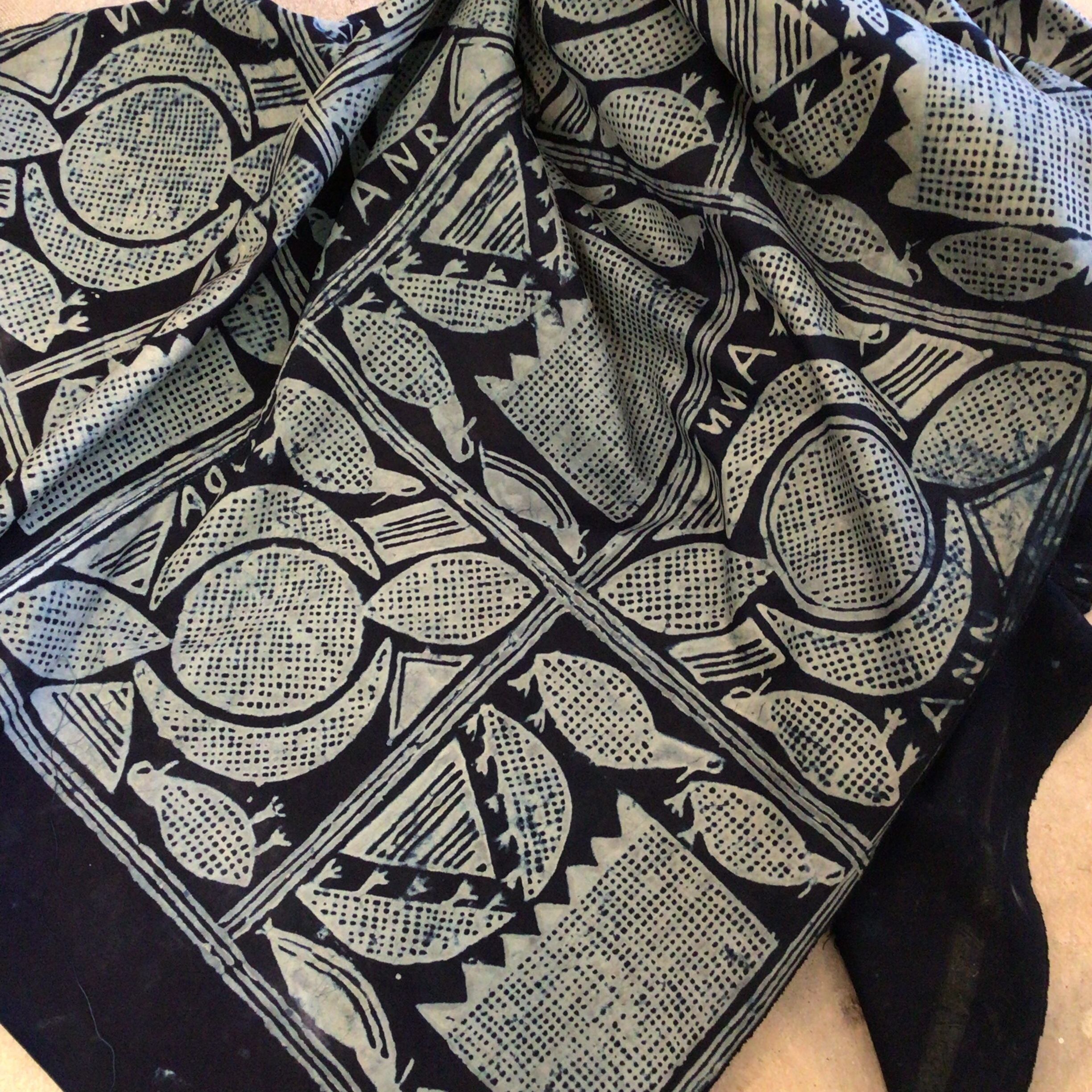 アディレ・エレコ/ヨルバ族の昔ながらの藍染 アフリカ レア