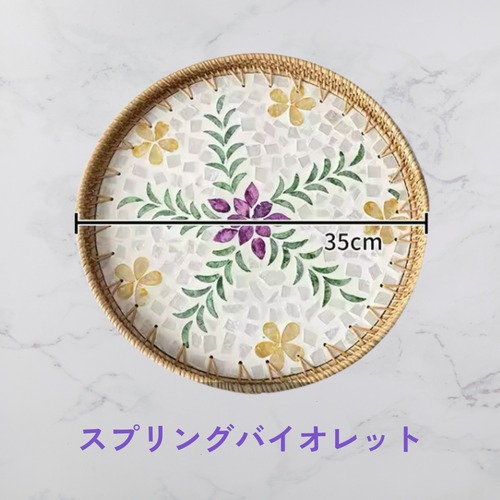 【オーダー品】モザイクシェルトレイ AE3535977