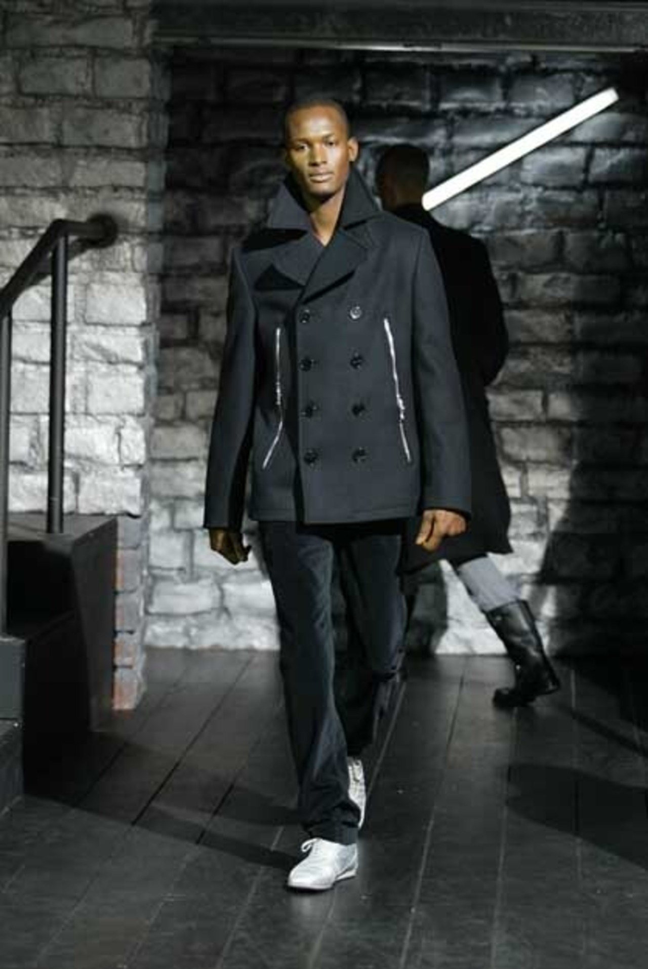 DOLCE&GABBANA 03AW 4 zip pocket pea coat
