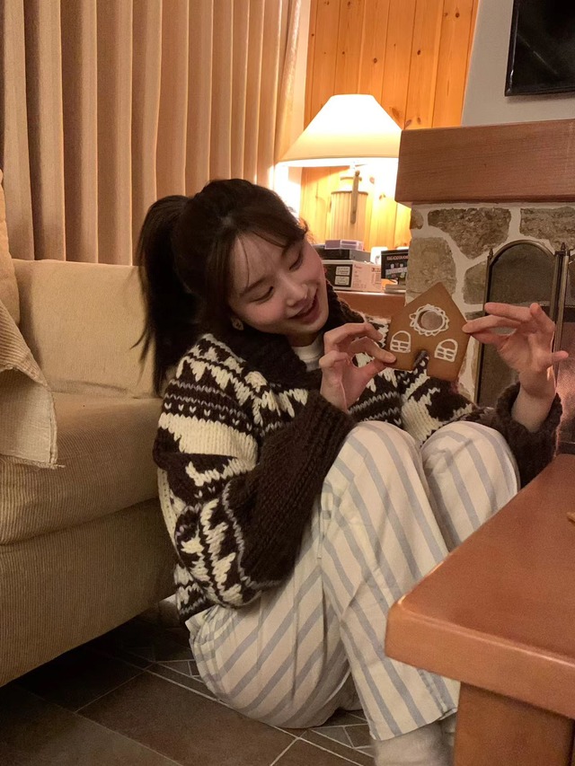 (予約) ounce / Handmade maple cowichan cardigan 1color